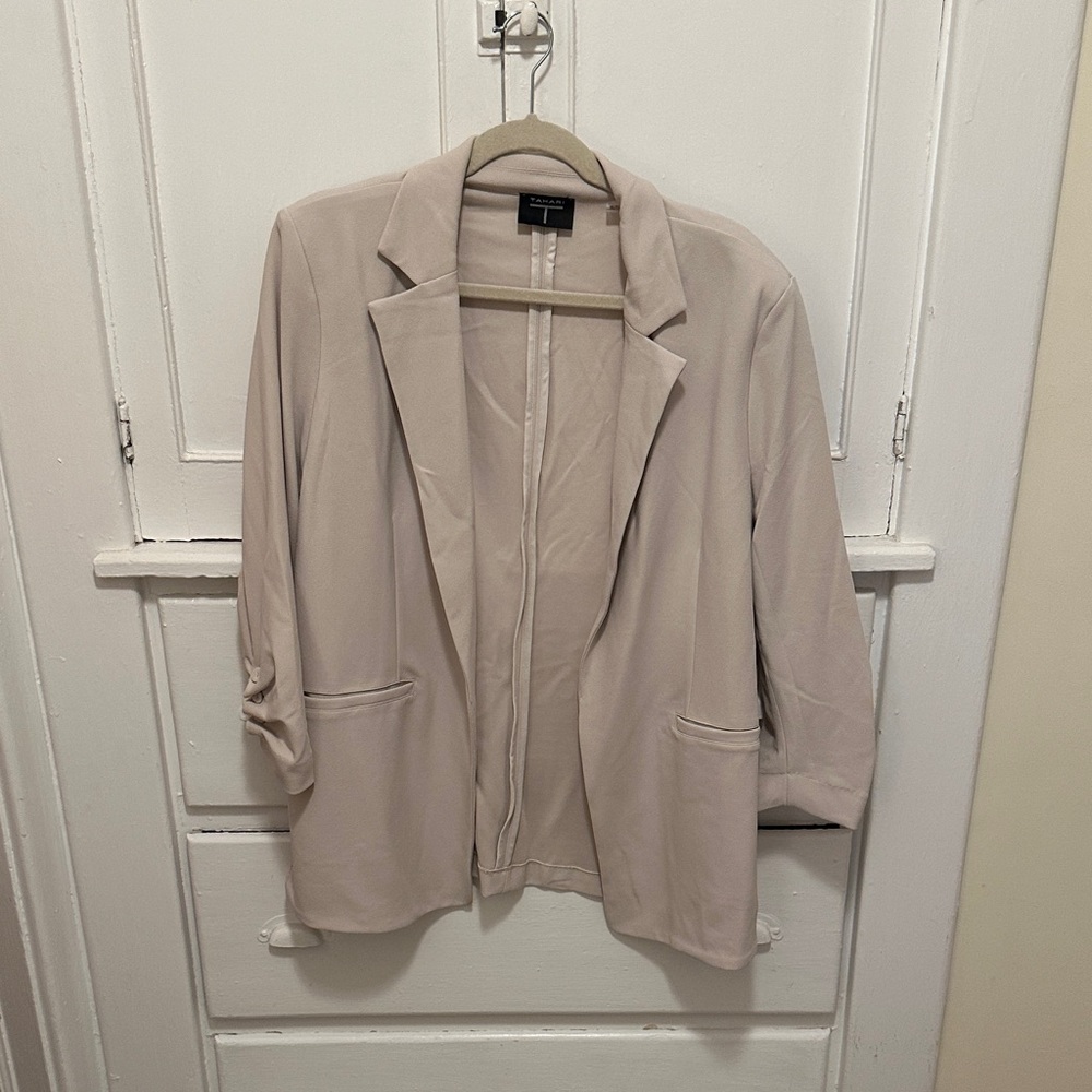 Tahari Light Beige Women's Blazer